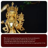  Tượng Phật Văn Thù Sư Lợi Bồ Tát Mật Tông [Kim Cương Hỷ Lạc] Nepal 33Cm 