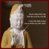  Tượng Phật Quan Âm Bồ Tát [Kim Cương Hỷ Lạc] Gốm Tử Sa Cao Cấp Decor Trang Trí Nhà Cửa Phong Thủy 