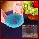 Bộ Đĩa Thờ Lưu Ly Đĩa Thờ Trưng Hoa Quả [Kim Cương Hỷ Lạc] Bộ Đĩa Thờ Cúng Lưu Ly Nhiều Kích Thước 