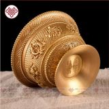  Ly Cúng, Chung Nước Cúng Phật bằng đồng [ Kim Cương Hỷ Lạc] 5x8cm 