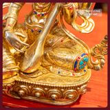  Tượng Diệu Âm Thiên Nữ 25CM - Chế Tác Thủ Công Nepal [Kim Cương Hỷ Lạc] Tượng Phật Mật Tông Đồng 