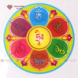  Miếng Dán Tâm Om , Tara Xanh Mật Tông [Kim Cương Hỷ Lạc] 