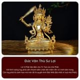  Tượng Phật Văn Thù Sư Lợi Bồ Tát Mật Tông [Kim Cương Hỷ Lạc] Nepal 33Cm 