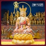  Bộ Tượng Ta Bà Tam Thánh Đồng Vẽ Màu 56cm [Kim Cương Hỷ Lạc] Tượng Phật Thích Ca, Địa Tạng, Quan Âm 