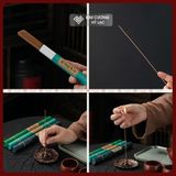  Nhang Trầm Hương Không Tăm [Kim Cương Hỷ Lạc] Bộ 11 Ống Nhang Trầm Hương, Thơm Dịu Nhẹ Tự Nhiên 100% 