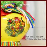  Bảo Bình Hoàng Thần Tài Mật Tông [Kim Cương Hỷ Lạc] Tu Viên KumBum Tây Tạng 