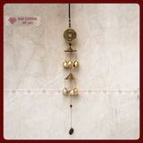  Chuông Gió Phong Thủy, Chuông Gió Nhiều Tầng [Kim Cương Hỷ Lạc] Chuông 2 Tầng Âm Thanh Dễ Chịu 