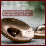  Chuông Đồng Nepal-Chuông Tingsha Tây Tạng Cao Cấp [Kim Cương Hỷ Lạc] Đồng Cao Cấp, Âm Chuông Cực Hay 