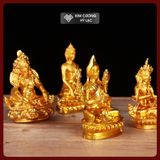  Tượng Phật Mật Tông Hợp Kim Cao Cấp [Kim Cương Hỷ Lạc] Tượng Hoàng Thần Tài, Tara Xanh Nhiều Mẫu 