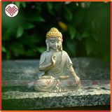  Tượng Phật Thích Ca [Kim Cương Hỷ Lạc] Để Bàn, Để Oto, Tượng Decor Ngoài Trời 9Cm 