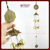  Chuông Gió Phong Thủy, Chuông Gió Nhiều Tầng [Kim Cương Hỷ Lạc] Chuông 2 Tầng Âm Thanh Dễ Chịu 