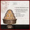  Chén Đồng Cúng Nước Mật Tông [Kim Cương Hỷ Lạc] Bộ Cúng Lục Vị Thần Tài - Đồng Nepal Cao Cấp 