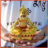  Tượng Dzambala Hoàng Thần Tài Tượng Phật Mật Tông [Kim Cương Hỷ Lạc 14Cm 