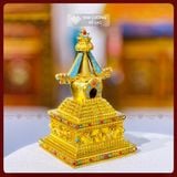  Bảo Tháp Giác Ngộ Đồng Nepal Cao Cấp [Kim Cương Hỷ Lạc] Chạm Khắc Tinh Xảo, Binh An, May Mắn,Lợi Lạc 