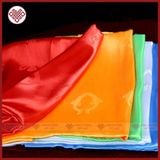  Khăn Khata Bát Cát Tường Mật Tông- Khăn Ban Phước [Kim Cương Hỷ Lạc] 250X40Cm 