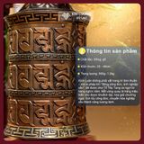  Kinh Luân Để Bàn Cổ Điển-Kinh Luân Thủ Công Nepal [Kim Cương Hỷ Lạc] Kinh Luân Đồng Để Bàn Hàng Hiếm 