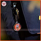  Móc Khóa Phong Thủy Bình An Biểu Tượng Kalachakra [Kim Cương Hỷ Lạc] Lục Tự Chân Ngôn Xuất Xứ Nepal 