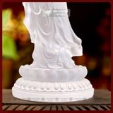  Tượng Quan Âm Bồ Tát Lưu Ly, Tượng Phật Lưu Ly [Kim Cương Hỷ Lạc] Diện Tượng Cực Đẹp, Ánh Nhìn Từ Bi 