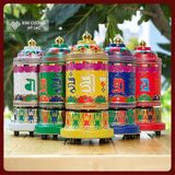  Kinh Luân Điện, Kinh Luân Xoay Có Nhạc [Kim Cương Hỷ Lạc] Size 21Cm, 30Cm, 48Cm 