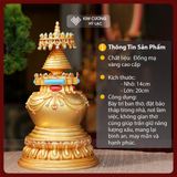  Bảo Tháp Mật Tông Đồng Cao Cấp [Kim Cương Hỷ Lạc] Bảo Tháp Cúng Dường Mật Tông, Trang Trí Ban Thờ 