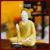  Tượng Đức Phật Thích Ca Mâu Ni, Tượng Phật Gốm [Kim Cương Hỷ Lạc] Chất Liệu Gốm Tử Sa 15 - 30cm 