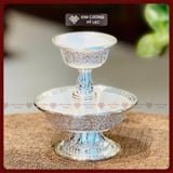  Bộ Cúng Hộ Pháp Cúng Dường Mật Tông [Kim Cương Hỷ Lạc] Chất Liệu Bạc S929 Cao Cấp 