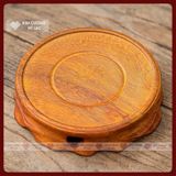  Đôn Gỗ - Đôn Kê Tượng Phật, Đế Gỗ Đặt Tượng [Kim Cương Hỷ Lạc] 3 Size 9, 11, 13cm Gỗ Tự Nhiên 