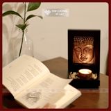  Hộp Nến Phật Bình An - Hộp Đựng Nến Phật Thích Ca [Kim Cương Hỷ Lạc] Trang Trí Nhà Cửa, Bàn Làm Việc 