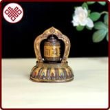  Kinh Luân Xoay Chú Microfilm Không Nhạc [Kim Cương Hỷ Lạc] Decor Xe Ô tô Pin Năng Lượng Mặt Trời 