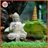  Tượng Phật Decor Trang Trí Ngoài Trời [Kim Cương Hỷ Lạc] 17Cm 