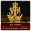  Tượng Phật Tara Xanh Mật Tông - Green Tara [Kim Cương Hỷ Lạc] 33Cm Nepal 