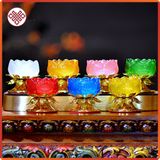  Chân Đèn Đồ Thờ Cúng [Kim Cương Hỷ Lạc] Lưu Ly Đế Hợp Kim 