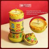  Kinh Luân Điện Để Bàn [Kim Cương Hỷ Lạc] Xoay Không Nhạc Phiên Bản 5 Màu Mới 