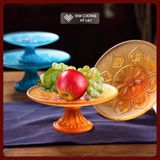  Bộ Đĩa Thờ Lưu Ly Đĩa Thờ Trưng Hoa Quả [Kim Cương Hỷ Lạc] Bộ Đĩa Thờ Cúng Lưu Ly Nhiều Kích Thước 