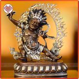  Tượng Phật Mật Tông Chất Liệu Đồng Nạm Bạc [Kim Cương Hỷ Lạc] Tôn Tượng Các Vị Phật Kích Thước 9.5cm 