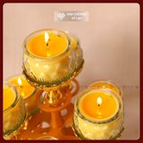  Tháp Chân Đèn Nến Bơ - Tháp Đèn Trang Trí Ban Thờ [Kim Cương Hỷ Lạc] Chân Đèn Hợp Kim Cao Cấp 