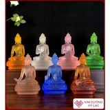  Bộ Tượng Phật Dược Sư Mật Tông [Kim Cương Hỷ Lạc] Lưu Ly 12Cm 