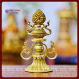  Bộ Thất Bảo Luân Vương, 7 Món Thất Bảo Mật Tông [Kim Cương Hỷ Lạc] Đồng Mạ Vàng Cao Cấp Size 20cm 