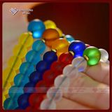  Chuỗi Niệm Phật Lưu Ly 108 Hạt, Vòng Chuỗi Đeo Tay [Kim Cương Hỷ Lạc] Nhiều Màu Phong Thủy - 8mm 