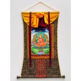  Thangka Tranh Phật Mật Tông [Kim Cương Hỷ Lạc] May Hoàn Thiện 