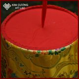  Lọng Thờ Mật Tông [Kim Cương Hỷ Lạc] Gấm Thêu 8 Biểu Tượng Cát Tường 