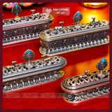  Lư Xông Hợp Kim Song Lộc, Lư Xông Trầm Cao Cấp [Kim Cương Hỷ Lạc] Lư Xông Khói Bát Cát Tường 