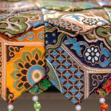  Rèm Quây 5 Tầng Trang Trí Bàn Thờ Mật Tông [Kim Cương Hỷ Lạc] Gấm 