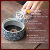  Lư Xông Trầm Hương, Lư Đốt Trầm [Kim Cương Hỷ Lạc] Chất Liệu Gốm Sứ Hình Trụ - Họa Tiết Hoa Tinh Tế 