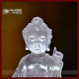  Bộ Tắm Phật Đản Sanh Mini Mật Tông [Kim Cương Hỷ Lạc] Lưu Ly 12Cm Kèm Gáo Và Chậu 