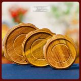  Đôn Gỗ - Đôn Kê Tượng Phật, Đế Gỗ Đặt Tượng [Kim Cương Hỷ Lạc] 3 Size 9, 11, 13cm Gỗ Tự Nhiên 