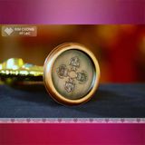  Bát Cát Tường Hợp Nhất, 8 Biểu Tượng Cát Tường [Kim Cương Hỷ Lạc] Hợp Kim Cao Cấp Màu Vàng Size 25cm 