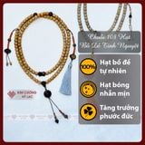  Chuỗi 108 Hạt Bồ Đề Tinh Nguyệt, Chuỗi Niệm Phật [Kim Cương Hỷ Lạc] Hạt Tự Nhiên 9mm 