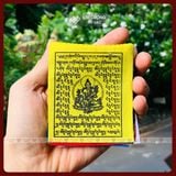  Cờ Lung Ta Mật Tông, Cờ Cầu Nguyện Phật Giáo [Kim Cương Hỷ Lạc] 20x15cm, dây 2m 