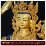  Tượng Phật Văn Thù Sư Lợi Bồ Tát Mật Tông [Kim Cương Hỷ Lạc] Nepal 33Cm 